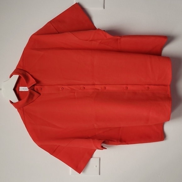 Lululemon Full Day Ahead Short Sleeve Shirt Carnation Red Size 4.. - Picture 5 of 11